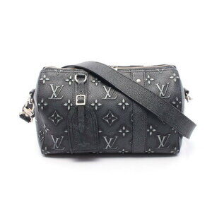 Louis Vuitton City Keepall Monogram Charcoal Bag Leather Gray
